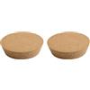 INCREWAY 2 tappi in sughero affusolati di ricambio per bottiglie di vino, barattoli di vetro, 130 x 110 x 30 mm