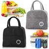 Qunkun 2 sacchetti da picnic, borsa termica pieghevole, borsa termica per il pranzo, per adulti, borsa frigo mini per picnic, borsa frigo, borsa termica, borsa da picnic, borsa termica per studenti e