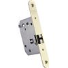 IFAM Maniglia per porte W170 RHL, anteriore tondo, finitura in ottone, ingresso 70 mm, serratura porta interna ed esterna, sicurezza, antifurto, sistema antifurto, pomello, manovella, chiusura