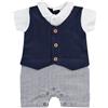JACKY Completo CLASSIC BOYS marine / bianco