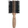 3VE Premiere 2017 - Spazzola per capelli con manico in legno di faggio e setola rinforzata, diametro 60mm