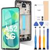 ARSSLY LCD Schermo per Samsung Galaxy A52 5G SM-A526B A526U A5160 con Cornice, 6,5 LCD Display per Samsung Galaxy A52 5G Sostituzione Schermo Touch Screen Digitizer Ricambio Assembly con Riparazione Kit
