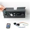 Generico Stereo con Mascherina nera Adattatore Autoradio Presa USB Accendisigari per Panda modello 141 prodotte dal 1986 al 2003 - GE6823724-10.022N- GE00026- GE30085