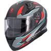 BI ESSE BIESSE Caschi da moto per adulti uomini e donne,caschi da moto metallizzati,Caschi da moto integrali resistenti,leggeri e traspiranti per moto da strada con design aerodinamico (GRIGIO METALLICO, L)