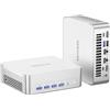 GEEKOM XT1 Mega AI Mini-PC, processore Intel Ultra U9-185H di 14a generazione (16K/22T, fino a 5,1 GHz), 32 GB di RAM DDR5, 2 TB SSD, Mini PC Desktop Windows 11 Pro, WiFi 7/BT 5.4/2.5G LAN/USB4.0/8K