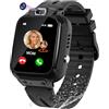 EUNICECG Smartwatch Bambini SvegliaBambini IP68 Impermeabile Smartwatch GPS Gioco Puzzle Ragazza SOS Ragazzo HD Foto Orologio Gift