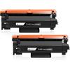 MEGOFFICE Cartuccia toner TN2420 compatibile per Brother TN-2420 TN-2410 per stampante MFC-L2710DW MFC L2710DW MFC L2710DN HL-L2710DW DCP-L2530DW (2 nere)