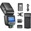 Godox V860III-S Flash per fotocamera Sony Flash Speedlite 7.2V/2600mAh batteria agli ioni di litio, 2.4G HSS 1/8000 1.5s Tempo di riciclo Luce di modellazione LED a 10 livelli per fotocamere Sony