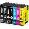 BYBEIBY Compatibile con Epson 603 603XL Cartucce Multipack per Expression Home XP2100 XP2105 XP2150 XP2155 XP3100 XP3105 XP3150 XP4100 XP4105 XP4155 Workforce WF2810 WF2830 WF2835 WF2840 WF2850