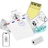Omezizy Mini stampante per smartphone, M02S, mini stampante, stampante termica Bluetooth, mini stampante fotografica per cellulare, mini stampante, Pocket Printer per studio, foto, scrapbooking,