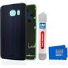 MMOBIEL Coperchio Batteria Compatibile con Samsung Galaxy S6 G920 5.1 Pollici (Nero)