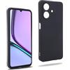 REY Cover in Gel TPU Nera per OPPO REALME NOTE 60-60X - NARZO N61, Ultra Sottile 0,33 mm, Morbido Flessibile, Custodia Silicone