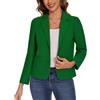 MINTLIMIT Blazer casual da donna con tasche con bottoni a maniche lunghe giacche con risvolto dentellato classico abbigliamento da lavoro blazer foderato frontale, Y-giallo, XL