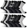 Basic Treasure 20 paia di calzini da uomo 39-42, morbido cotone, blu, per uomo e donna, calzini 39-42 per business, sport e uso quotidiano