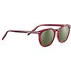 serengeti SS483001 52 Occhiali da Sole, Red Streaky, 52/20/145 Unisex-Adulto