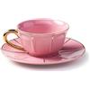 Bitossi Home Vintage Tazza the con piatto Rosa Bitossi Home