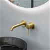 Fortis round rubinetto lavabo a parete, per corpo incasso Toya, 7820810BG, Brera; Toya oro spazzolato [Rubinetteria Bagno > Rubinetteria Lavabo]