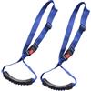 YJZQ Supporto per auto per auto assistere salire e scendere Maniglia per porta veicolo Maniglia di supporto regolabile cinghia robusta capacità di 181,4 kg per anziani e disabili (2PCS)