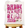 WZMPA Divertente borsa Pedro Tote Bag Pedro Fans Gift Daddy Is A State Of Mind Pedro Borsa a tracolla Pedro Merchandise, Papà è un Tg, Large