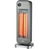 DCG SA9816 - Stufa al Carbonio Oscillante, 2 Livelli di Riscaldamento 450W e 900W, Elettrica a Basso Consumo, Griglia di Protezione e Sistema di Sicurezza Anti-Ribaltamento, cm. 25,5x20,5x69