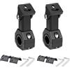 HQTS Supporto Del Faro Del Motociclo Staffa Di Montaggio Antinebbia Regolazione A 360 Gradi Adatto Per Barre Di Protezione Da 18 A 32 mm