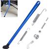 Tunejoy Cavalletto Laterale di Moto di Alluminio Supporto Laterale di Moto di Cross con Portamolle per Pit Dirt Pocket Bike ATV Crf Klx 125cc 150cc 43cm Blu
