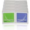 TIMESETL Salviette Detergenti Portatili TIMESETL 100 Pezzi Salviette Detergenti, Salviette Detergenti per Occhiali, Salviette per Telefono, Salviette per Cellulare, Salviette per Schermo del Telefono