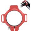 Tissting Precaricatore Pedivella Mandrino 28,99mm Nero Lega di Alluminio Regolatore della Corona della Pedivella della Bici con Anello Filettato, Regolatore Precarico Staffa Ciclismo per SRAM DUB
