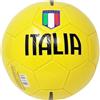 CUCUBA Pallone da Calcio Italia da Allenamento o Partita Colore Giallo con Scudetto Tricolore Misura 5