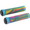 SPYMINNPOO 1 Paia/set Manopole Bici In Gomma, Manopole Manubrio Della Bicicletta 22.2mm Antiscivolo Morbida Mountain Bike Manicotto Della Copertura Della Maniglia per la Bicicletta Mountain(colore giallo-verde)