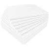 BXI Pannelli fonoassorbenti ispessiti, 12 pezzi, 30 x 30 x 1,2 cm, pannelli acustici densi, eliminazione del rumore, piastre Tackable Studio per parete e soffitto, trattamento acustico (bianco)
