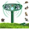 HARIKIKI Repellente Gatti Ultrasuoni, Repellente per Piccioni, Repeller Ultrasonico Solare anti topi, Dissuasore per Uccelli, Cani, Topi, Volpi, Animali Selvatici, Gatti da Esterno
