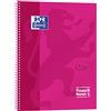 Favorit 400108133 - Maxi Quaderno Spiralato Neon1, Rigatura 1R, Fucsia Fluo