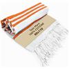 SoNiT home decor SONIT - Telo Mare Arancione in Cotone Leggero Antisabbia, Asciugamano Spiaggia Morbido e Salvaspazio, Telo Compatto per Viaggio, Pic Nic e Piscina, Asciugamano Mare Leggero e Assorbente, Unisex