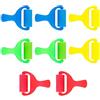 CHROMACRAFT 8 Pezzi di Spazzole A Rullo in Spugna, Spazzole con Manico in Plastica, Strumenti di Pittura, Accessori per Pittura per Bambini, Accessori Artigianali Fai-da-Te