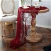 auons Tovaglia rotonda in pizzo Giallo 190cm, Vintage Overlay ricamato tovaglia, Romantico Chic Lace Table Cover per banchetto nuziale festa festa Dinner Table Decor