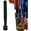 IATAHI Pestello da Cocktail,Muddler Nero per Cocktail,Pestello da Cocktail,Cocktail Muddler,Limone Schiacciapatate per Tritare Cubetti di Ghiaccio,per il Debug di Cocktail e Succhi