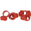 Kerbl Hobbyfarming Anelli a Spirale, 18 mm, Rossi Plastica, 100 Pezzi