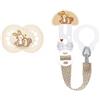 MAM Combi Pack Succhietto Original 6+ Mesi + Clip It! Colori assortiti - MAM