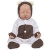 Vollence Bambola Neonato in Silicone da 40 cm Che Dorme | Bambola Realistica Neonata Addormentata in Silicone per Bambini e Collezionisti Compleanni - Ragazza