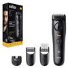 Braun BeardTrimmer 9 BT5520 regolabarba Batteria 40 2 cm Bagnato e secco Nero
