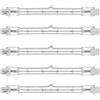 VINBE 200W ECO HaloLine Halogen Tube, Base R7S, 118MM Halogen Tube Lamp, 230V, 200W, Dimmable, 2700K Bianco Caldo (5 Pezzi)