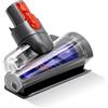 Detetap Mini Turbo Spazzola Sostituzione Della Testa Compatibile con Dyson V7 V8 V10 V11 V15 SV10 SV11 SV12 SV14 Aspirapolvere Piccolo Pulire la Testa per Materassi e Interni Anti-Incrociamento