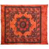 SEAMAR Copritutto Grande Blue Elephant 80% Cotone 20% Poliestere 210x230cm Copridivano Telo Mare Maxi Batik (Arancione)