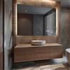 FORAM Specchio LED sala da Bagno Retroiluminato con illuminazione 120x80cm Alana - su Misura - Personalizzabile - moderno specchi con illuminazione, retroilluminato