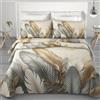 PELLECCHIA 1969 | Copriletto IRGE Trapuntato Estivo Matrimoniale 260x270 cm 100 g/m² Trapuntino Primaverile, Trapunta Leggera, 100% Made in Italy a 2 Piazze (Piume Grigio, Matrimoniale)
