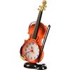 Stakee Sveglia Unica Sveglia a Forma di Violino Mini Orologio Vintage Sveglia da Comodino Sveglia da scrivania Sveglia da Festa
