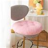 IXITON Addensato peluche sedile Cuscino, agnello vello pad Caldo cuscino sedia Sgabello aumentato per Yoga Ufficio Casa Cafe sedia meditazione (45x45cm, tondo rosa)