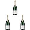 Brut Dargent - Spumante Bianco Blanc de Blancs Chardonnay Brut, Metodo tradizionale, Magnum (1 x 1,5 L) (Confezione da 3)