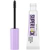 Maybelline New York Gel Sopracciglia Super Lock Brow Glue, Sopracciglia Modellate e Fissate, Per Tutti i Tipi di Sopracciglia, Resistente alle Sbavature e No Transfer, Colore: Trasparente